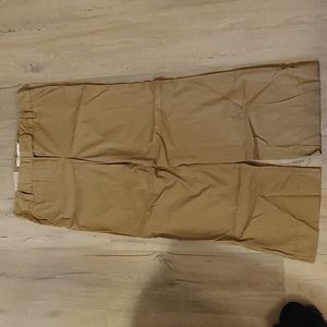J. Crew Tan Wide Leg Pants